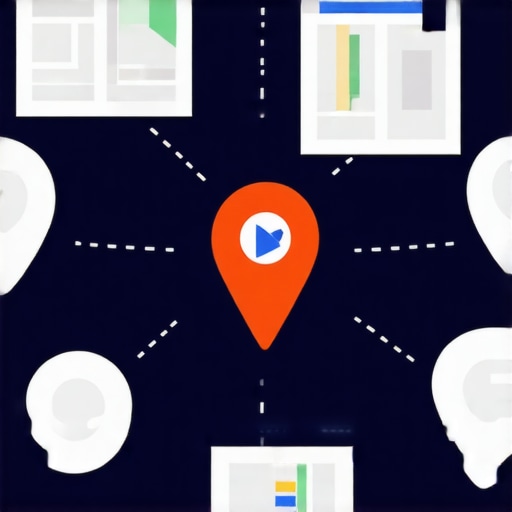 Flowchart showing steps for emergency Google Maps ranking fixes.