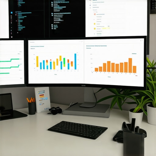 Person working on local SEO dashboard with citation and backlink analysis tools.