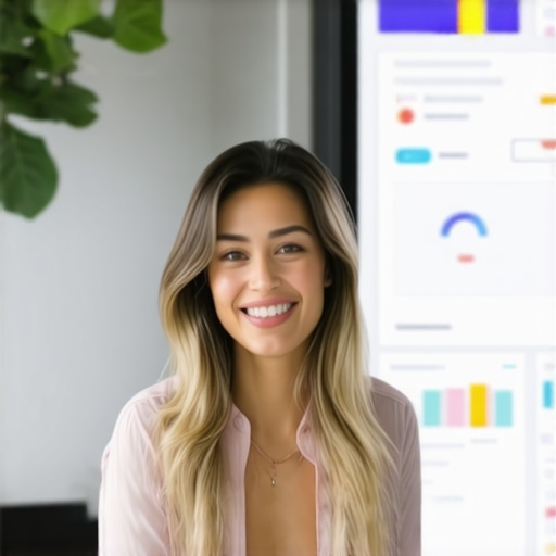 Business owner updating Google My Business profile on computer