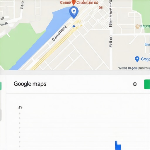 Screenshot of Google Maps ranking analytics visualizing recovery progress